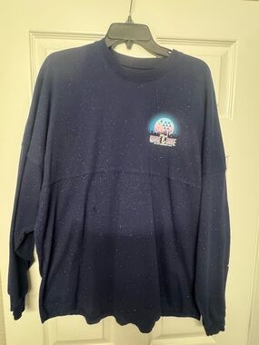 Disney Navy Long Sleeve Graphic Crewneck